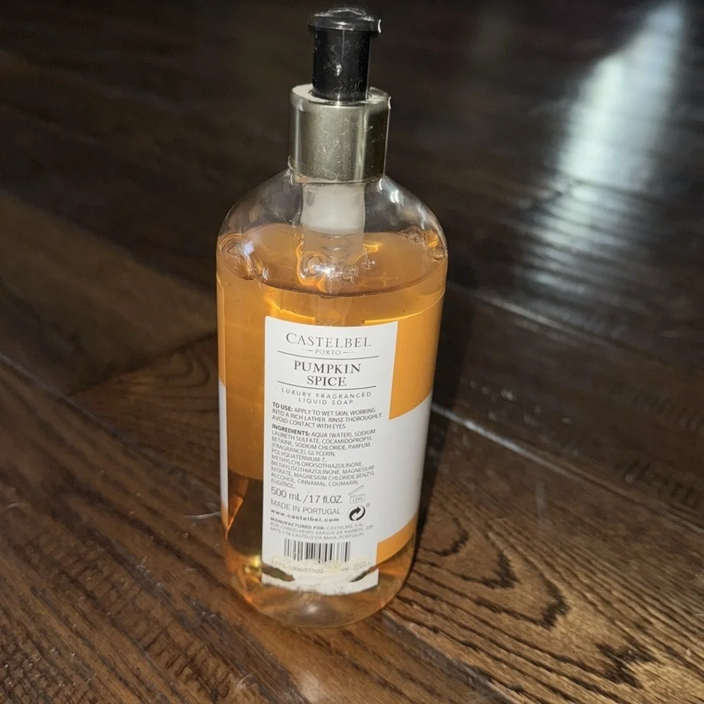 NWT Pumpkin Spice Luxury Liquid Soap - Orange Size 500 ML /17 FL OZ